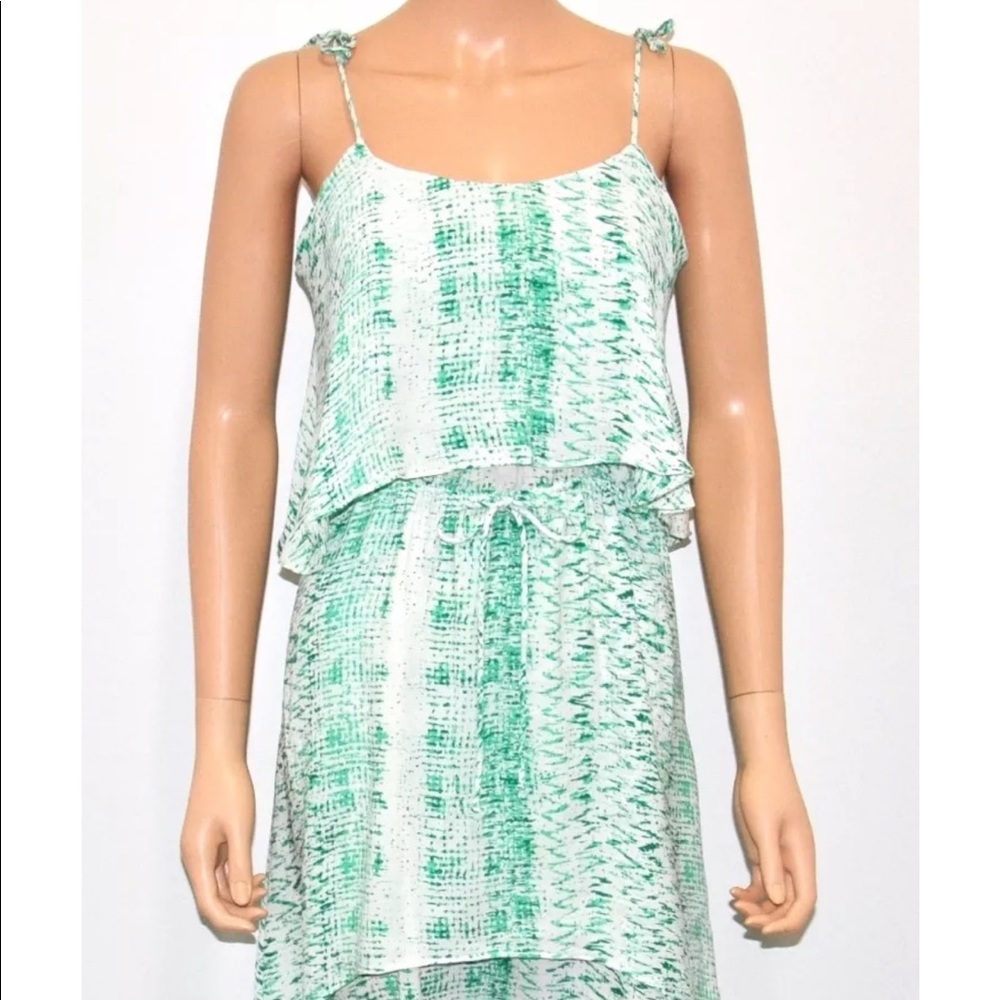Parker silk hi-low dress Large